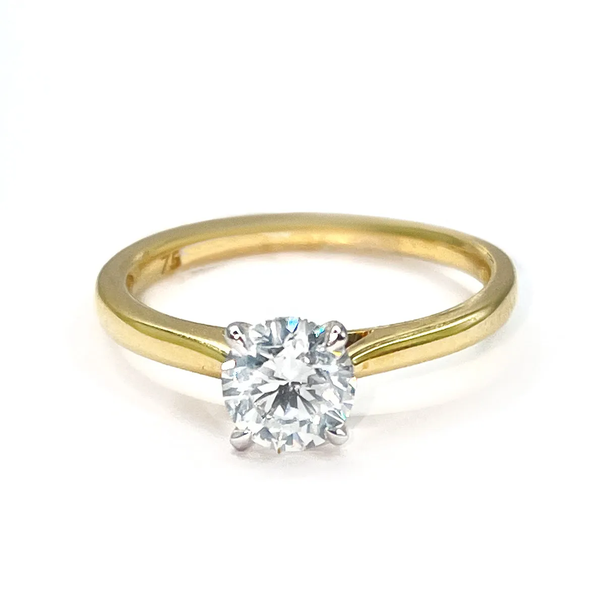 0.71ct Diamond Solitaitre Ring | Pre-Loved | 18K Yellow Gold