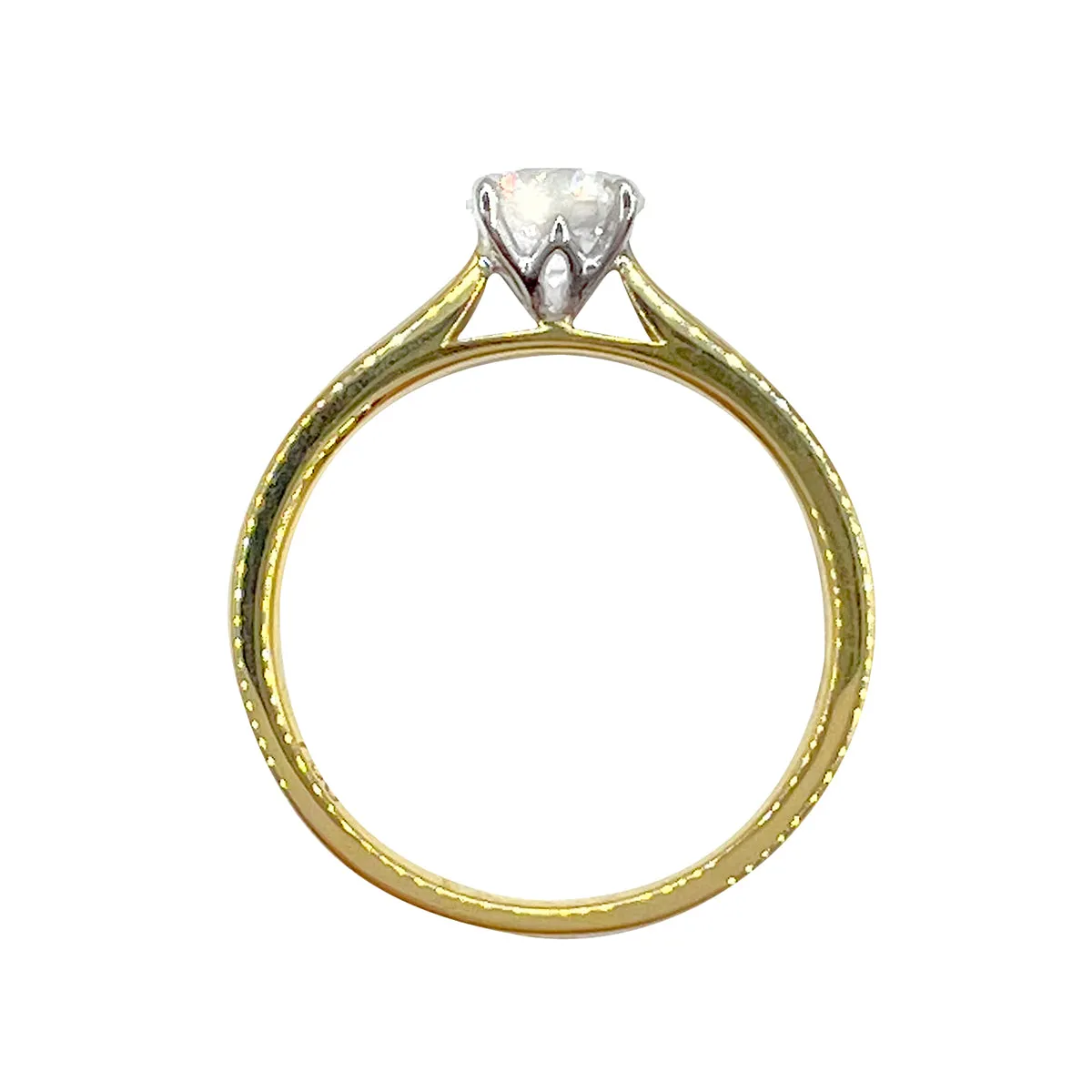 0.71ct Diamond Solitaitre Ring | Pre-Loved | 18K Yellow Gold