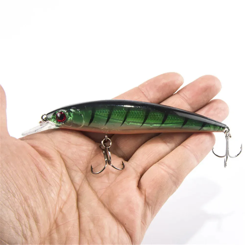 10pcs Set of Wobbler Minnow Fishing Lures