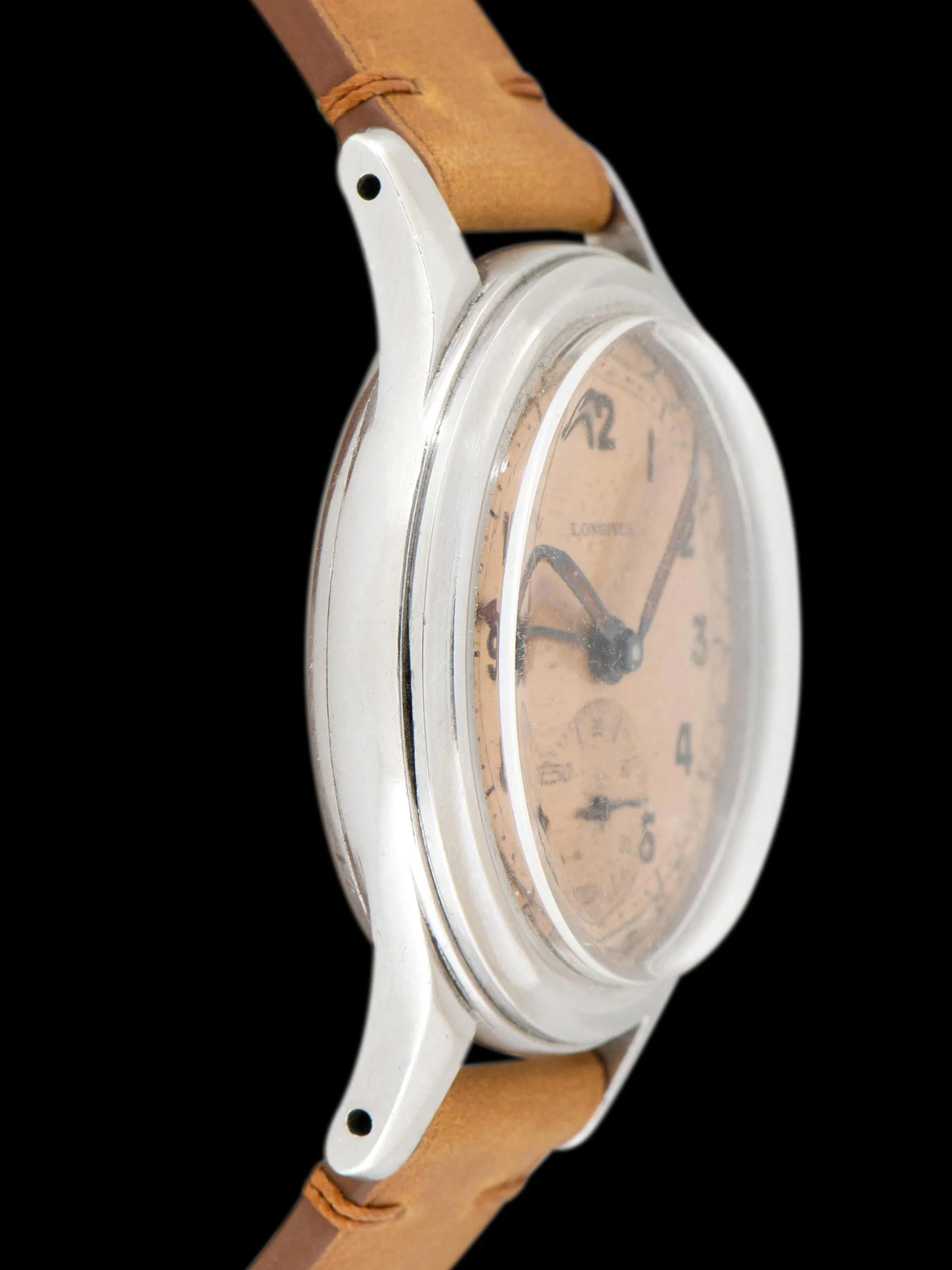 1945 Longines 'Pointer Date' (Ref. 5412) Salmon Dial