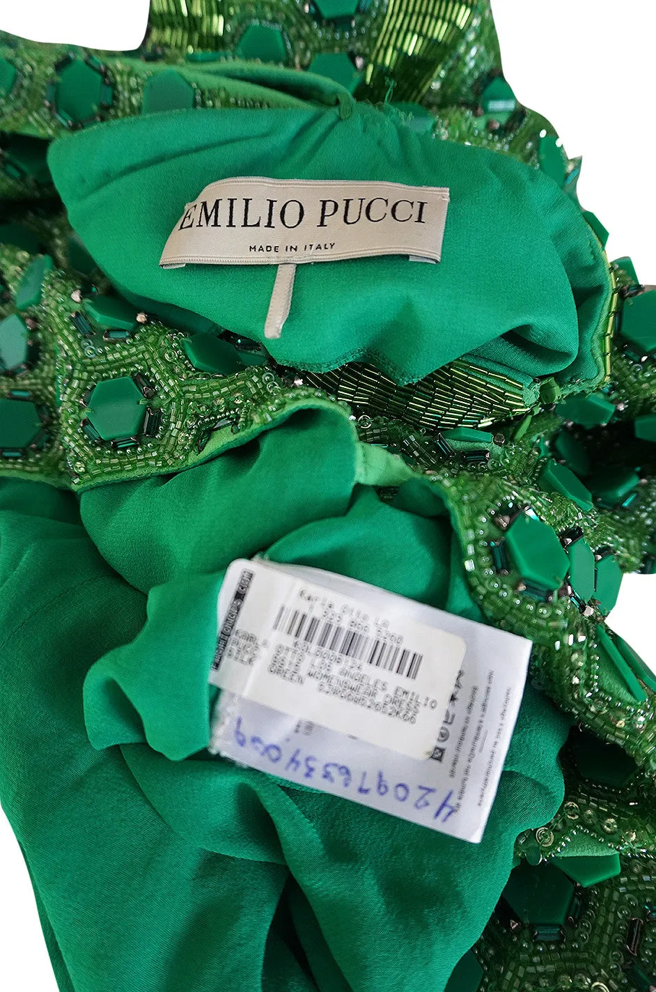 2015 Peter Dundas for Pucci Beaded Press Sample Dress