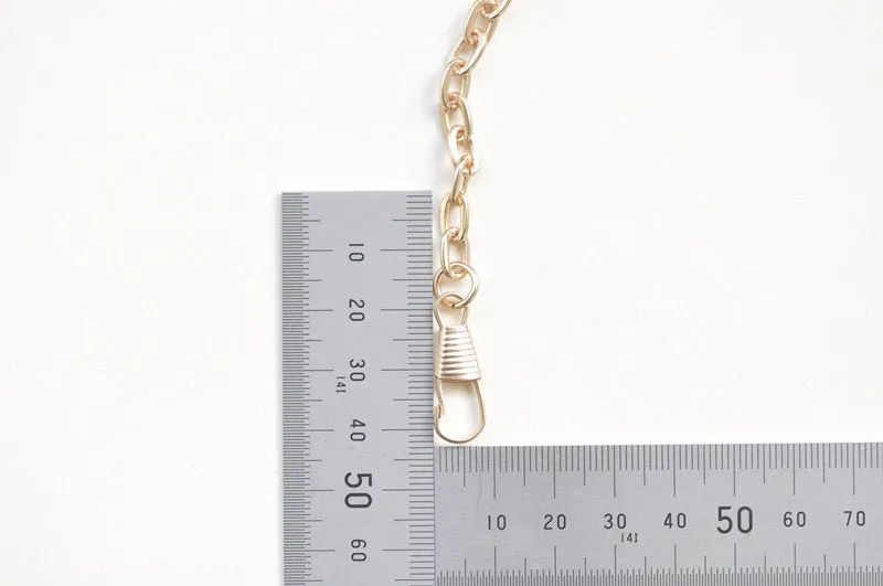 45cm/ 110cm Matte Gold Purse Frame Bag Chain With Two Lobsters