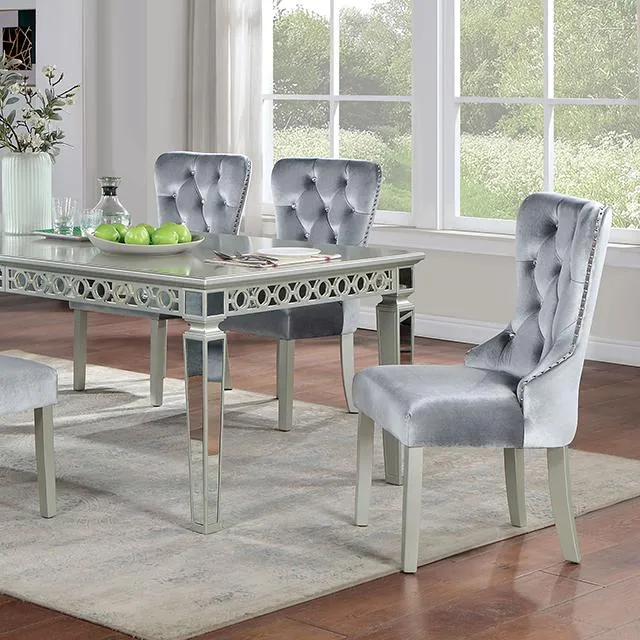 ADALIA Dining Table, Silver