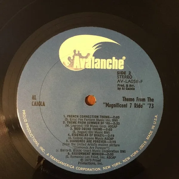 Al Caiola - Theme From The "Magnificent 7 Ride" '73 (LP)