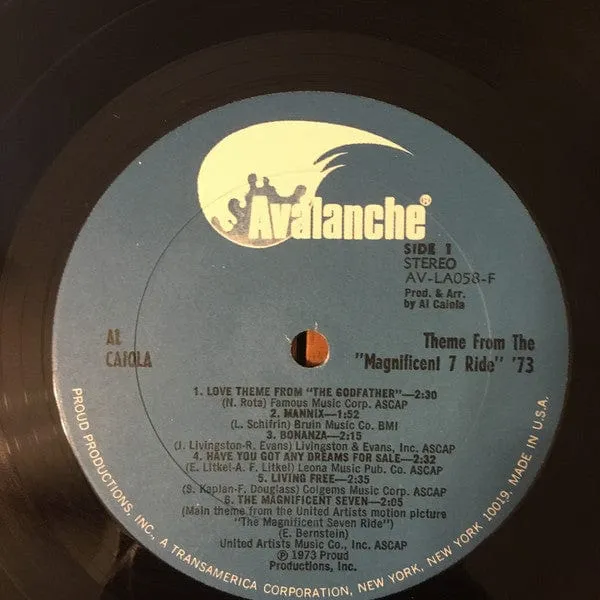 Al Caiola - Theme From The "Magnificent 7 Ride" '73 (LP)