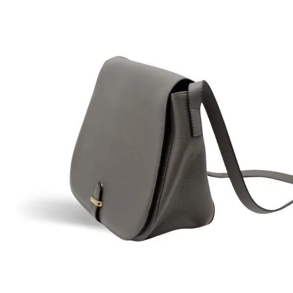 ALBERT PARK - Storm Pebbled Leather Saddle Bag