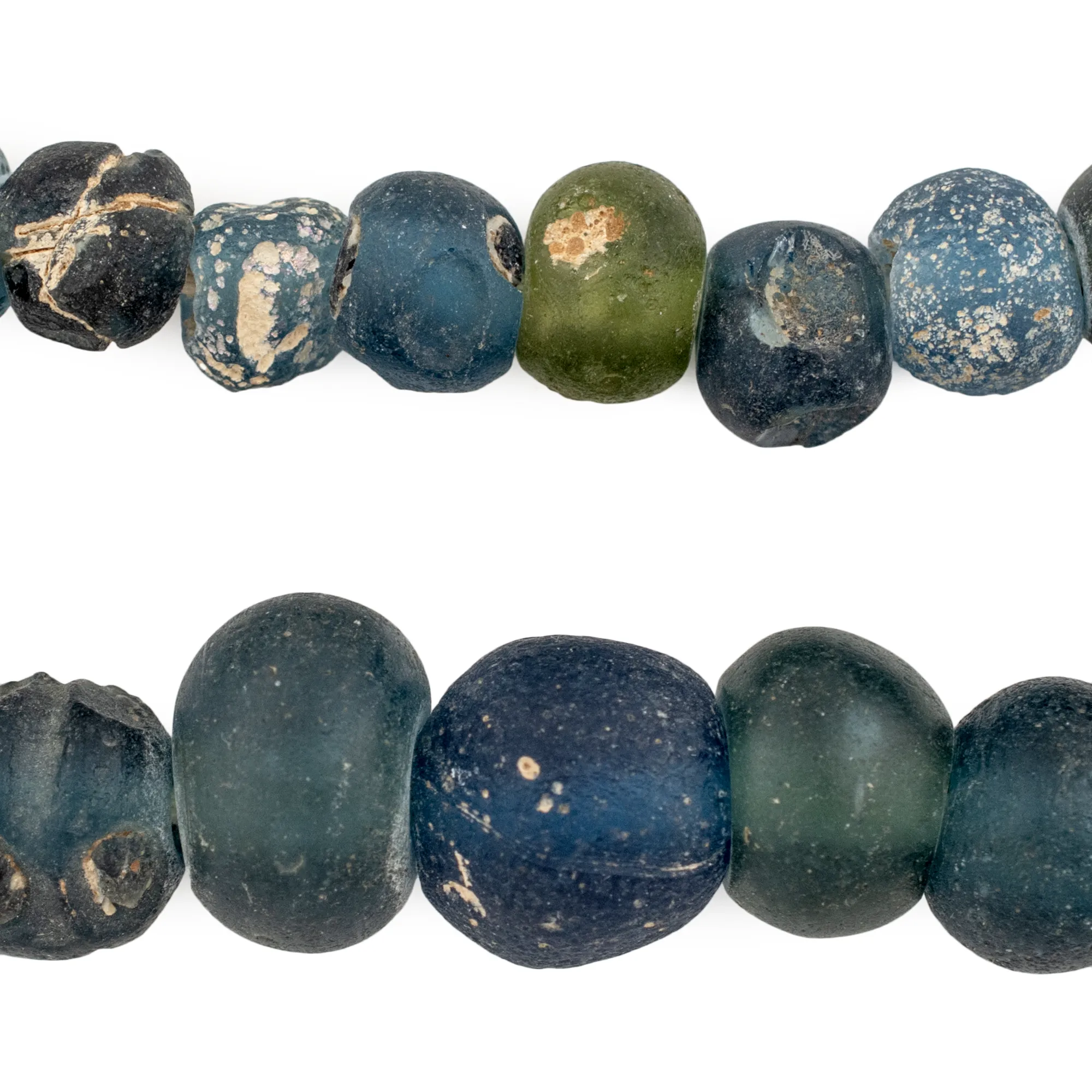 Ancient Roman Eye Beads from Mali #2218