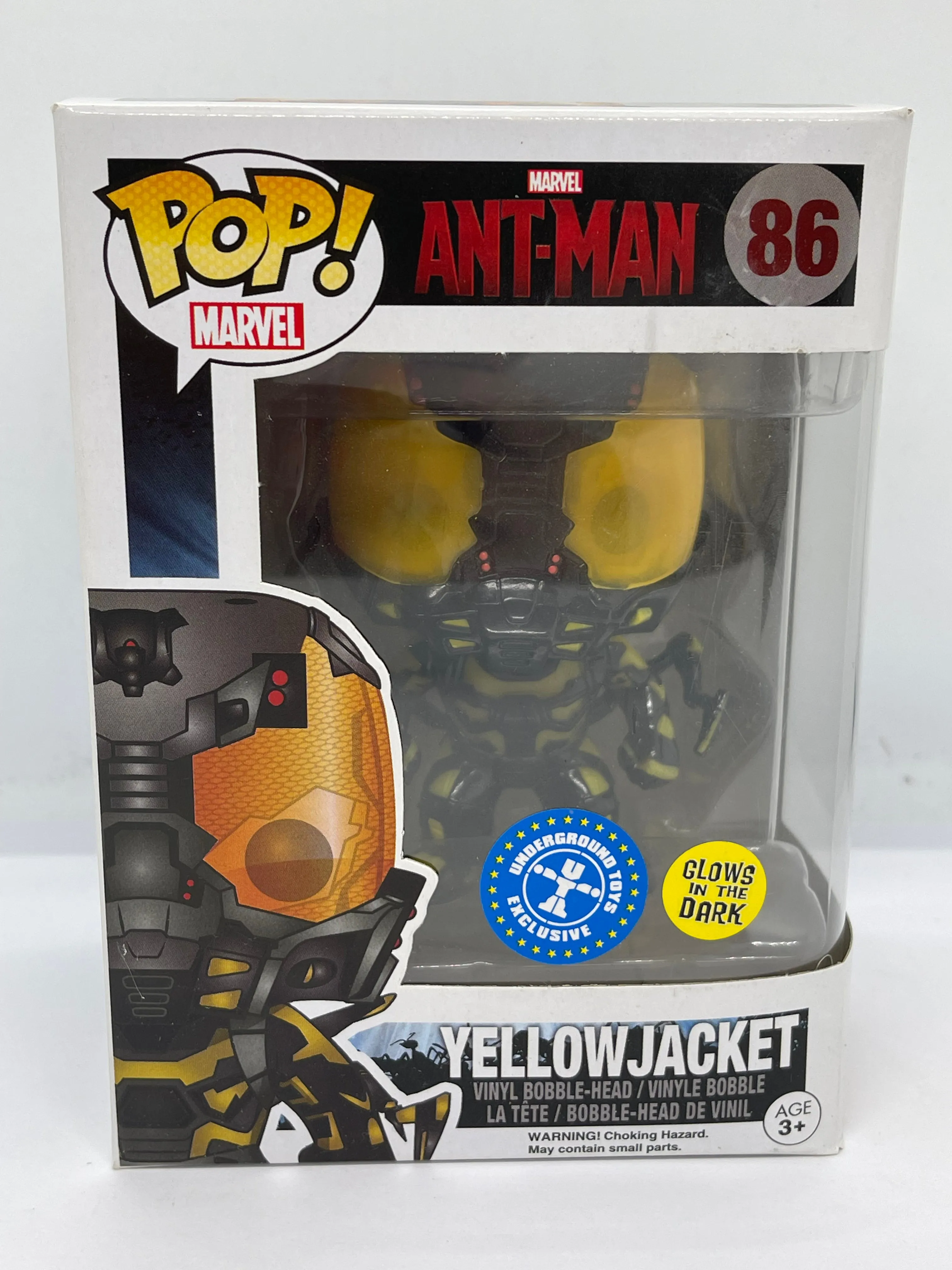 Ant-Man - Yellowjacket Glow In The Dark Underground Toys Exclusive Pop! Vinyl