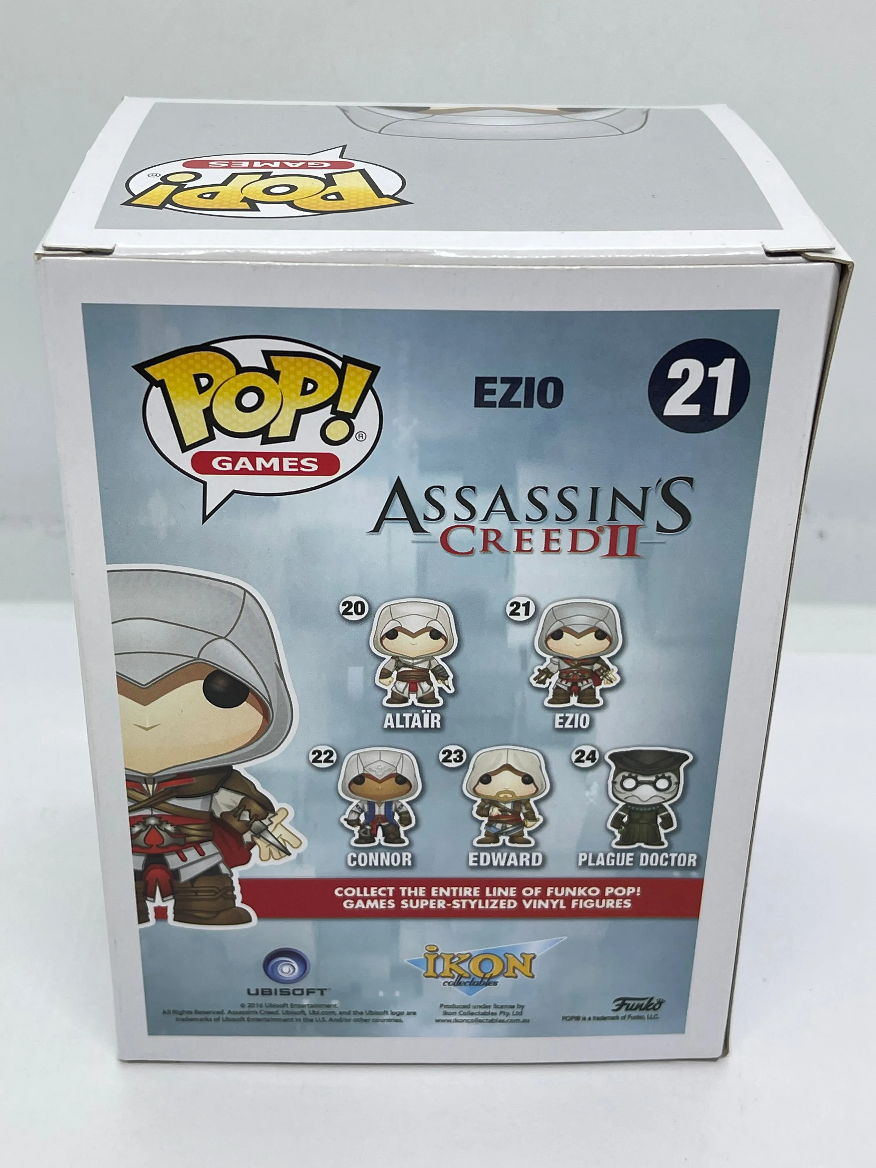 Assassin’s Creed II - Ezio (Eagle Vision Blue) Pop! Vinyl