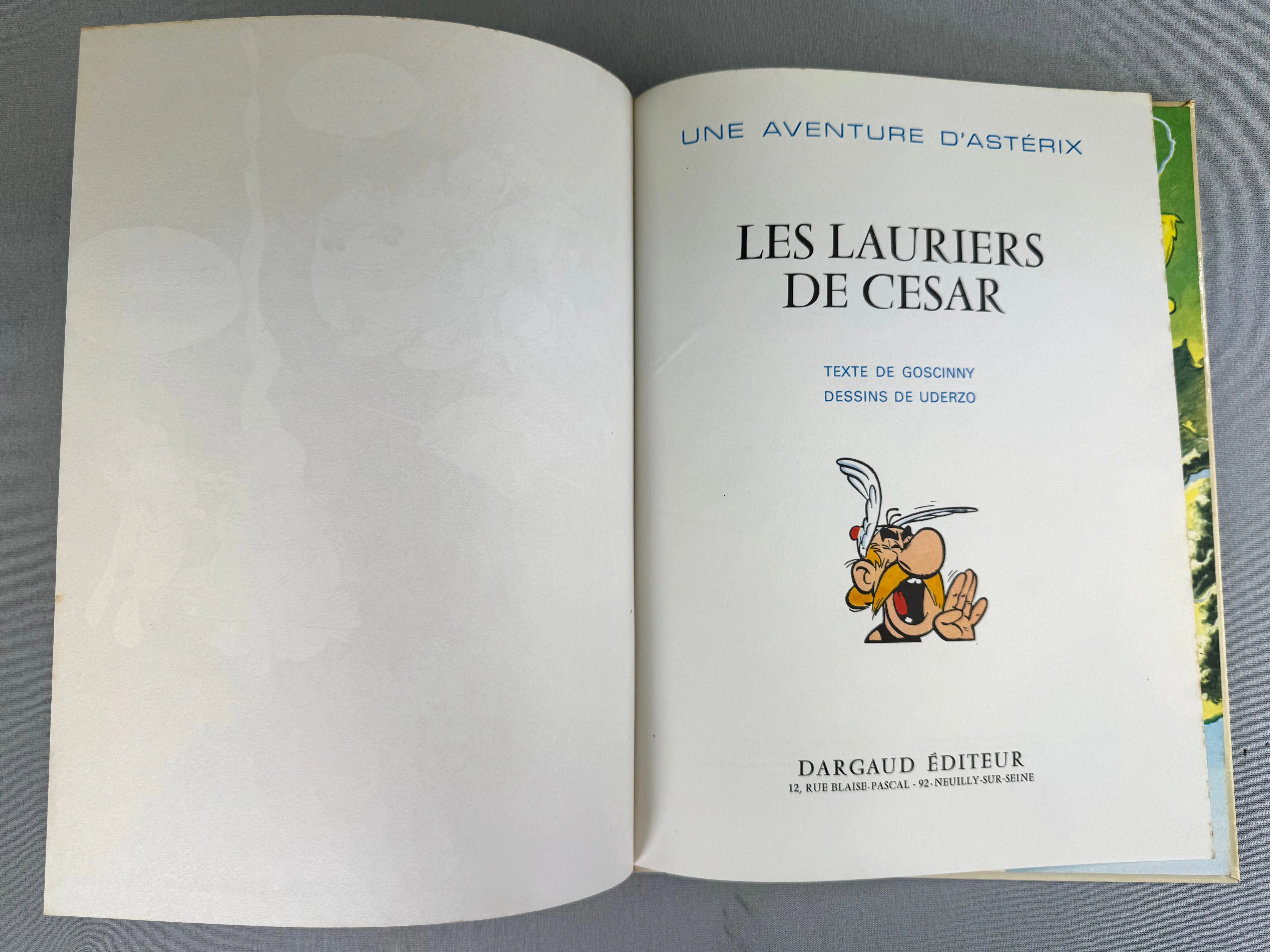 Asterix: Les Lauriers de Caesar - Dargaud 1972 1st French Edition Rare HB EO