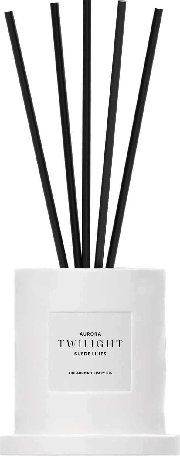 Aurora Twilight Suede Lilies Reed Diffuser