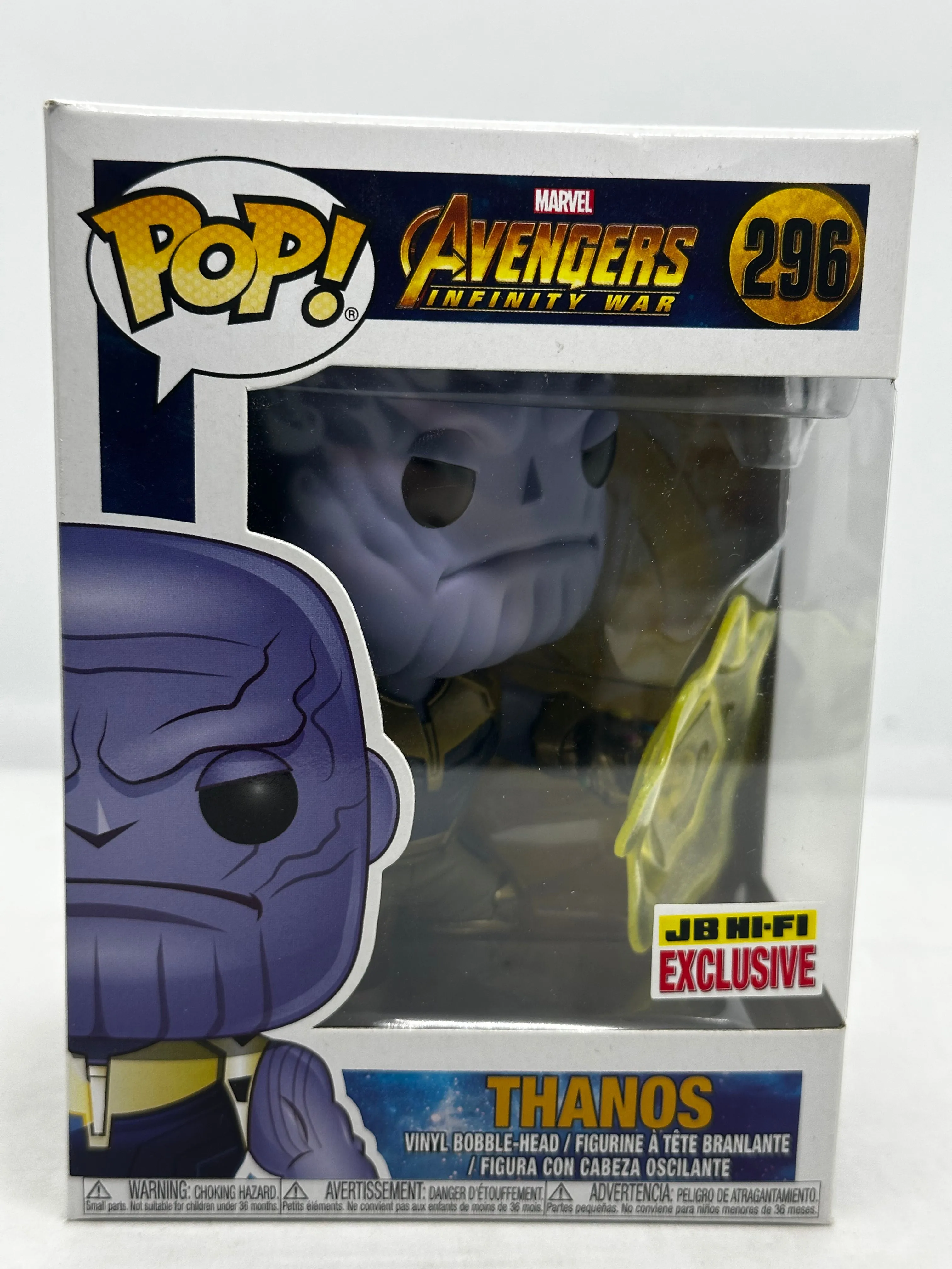 Avengers: Infinity War - Thanos (Action Pose) JB Hi Fi Exclusive #296 Pop! Vinyl