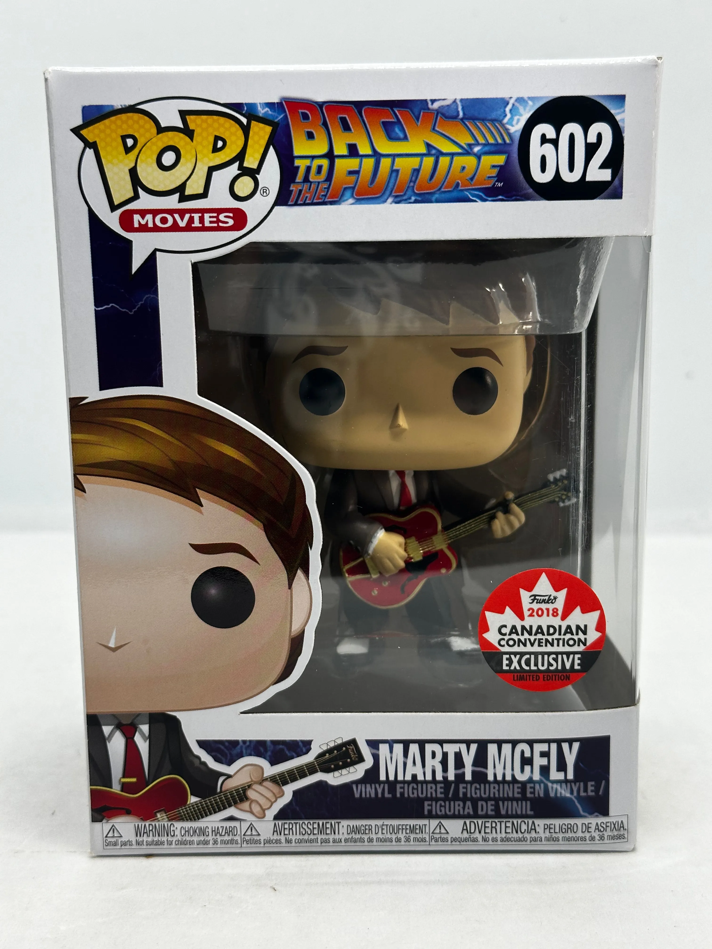 Back to The Future - Marty McFly with Guitar #602 Canadian Convention 2018 Exclusive Pop! Vinyl