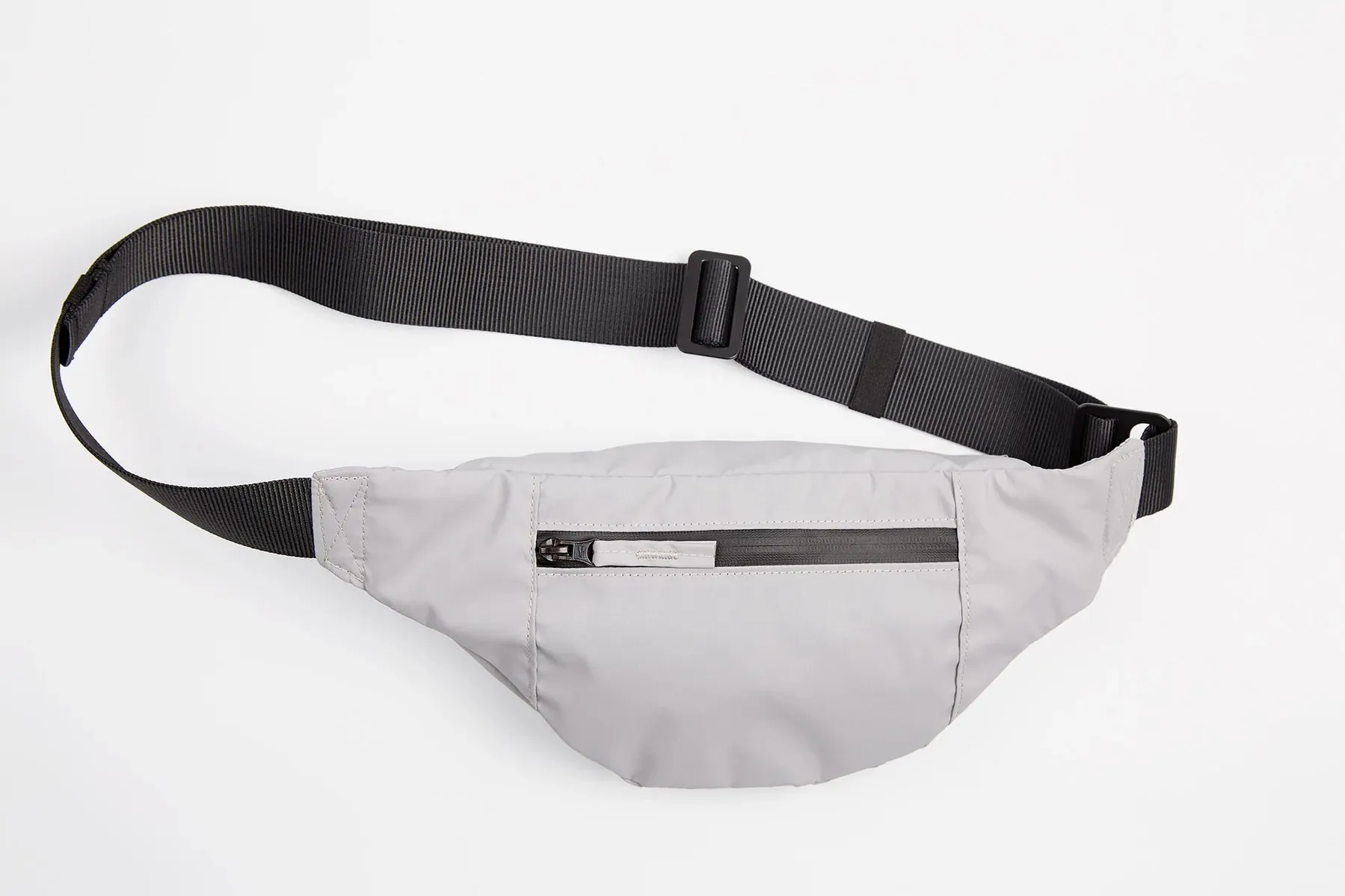 belt bag - net bag - grey