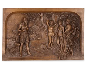 Black Forest Carved Plaque