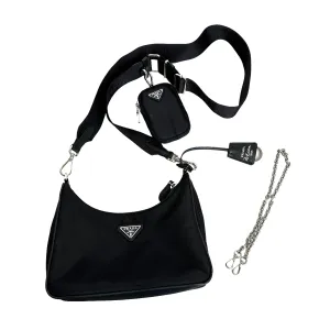 Black Nylon Reedition Bag