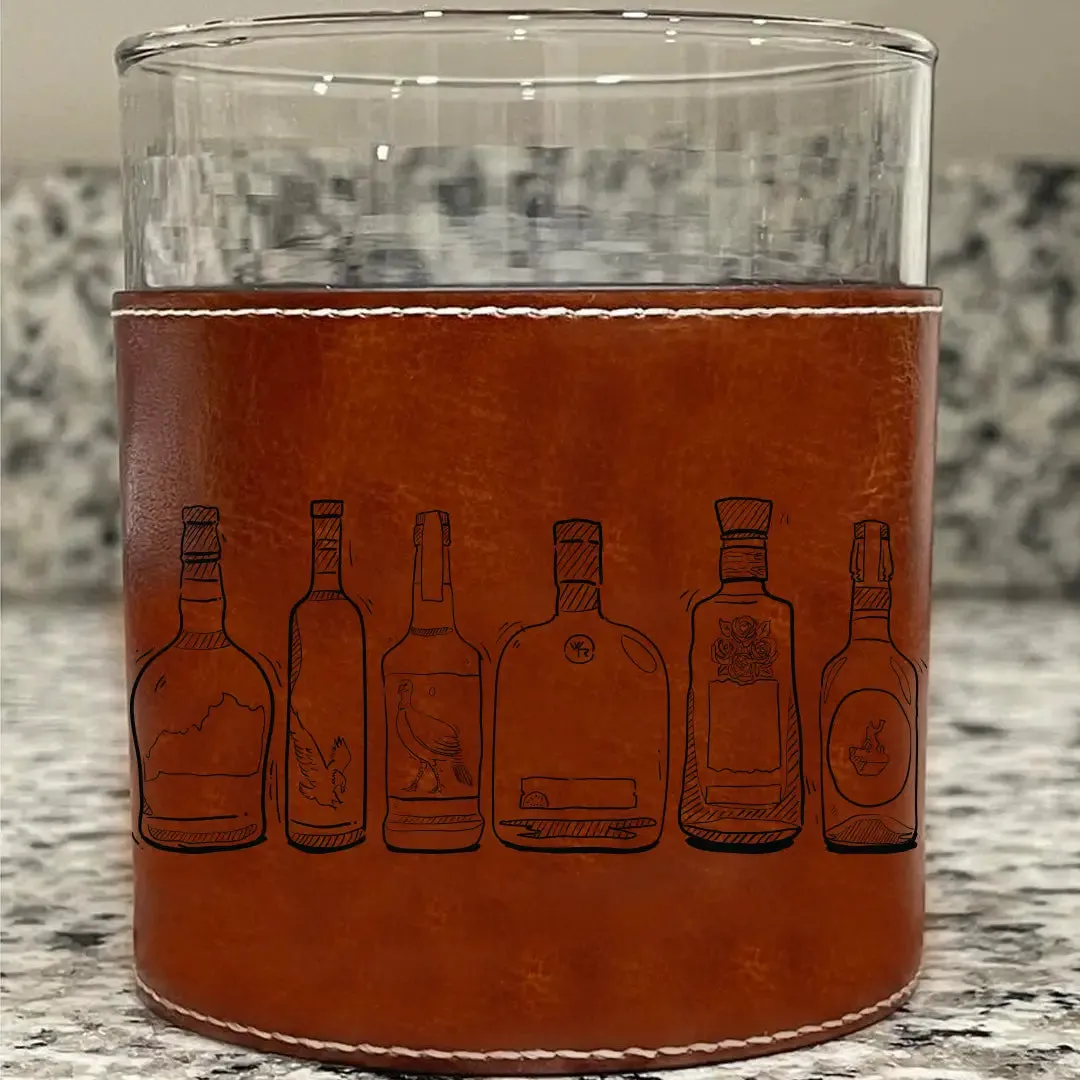 Bourbons of Kentucky Rocks Glass