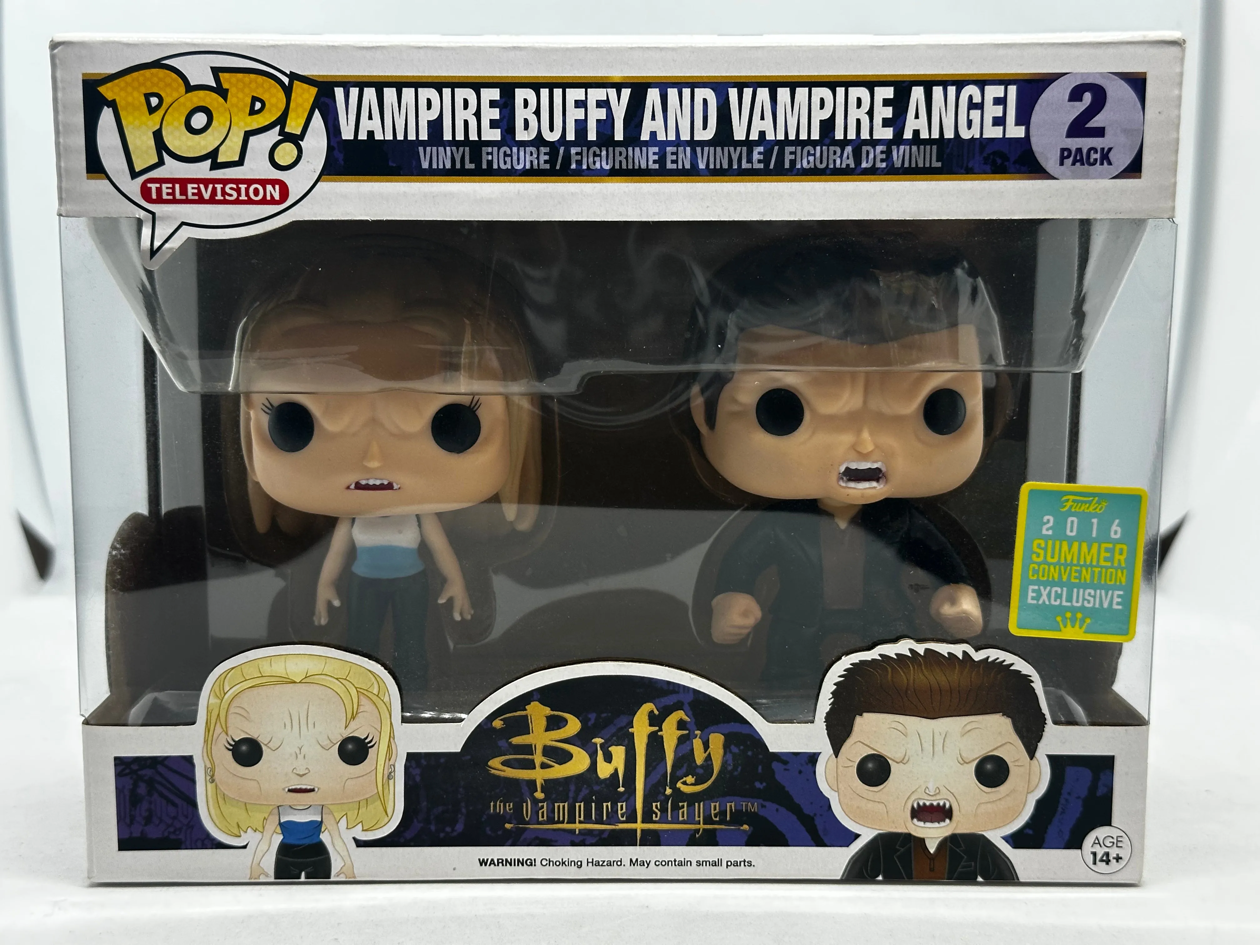 Buffy - Vampire Buffy and Vampire Angel SDCC 2016 Exclusive Pop! Vinyl 2-Pack