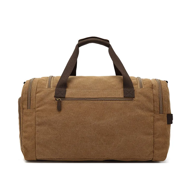 Canvas Retro Travel Bag Men Casual Canvas Tote Bag Canvas Shoulder Messenger Travel Bag