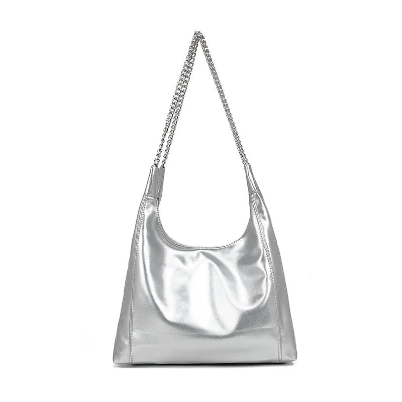 Chain Tote Shoulder Bag