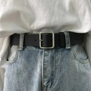 Classic Faux Leather Belt