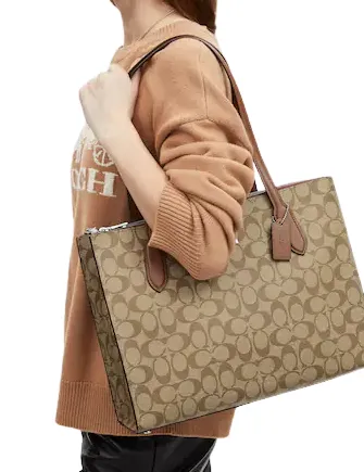 Coach Nina Carryall In Signature Canvas