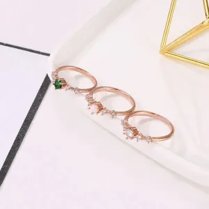 Colorful Cubic Rings Collection