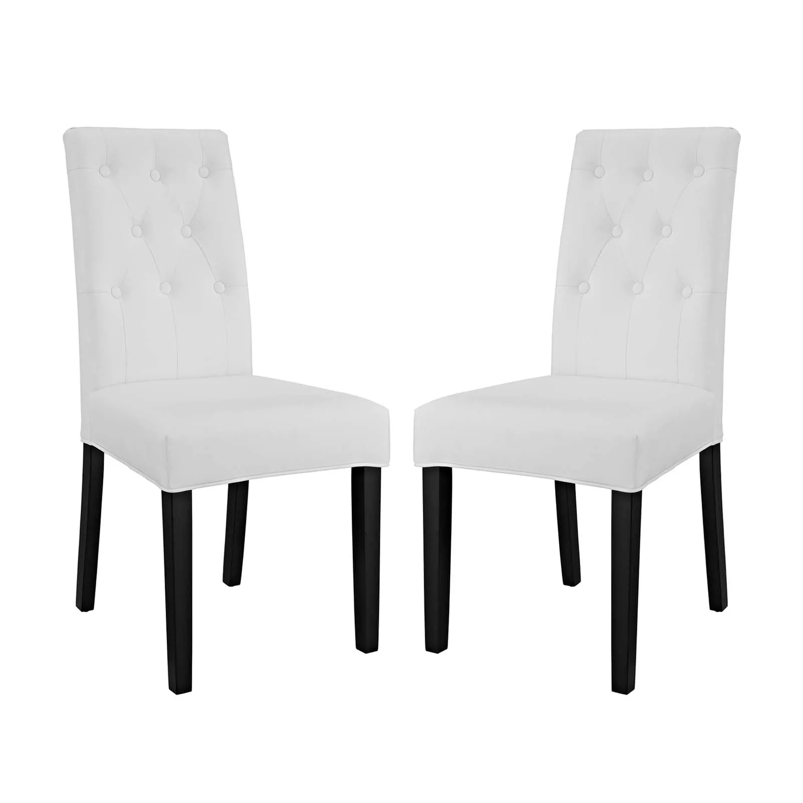 Confer Dining Side Chair Vinyl Set of 2