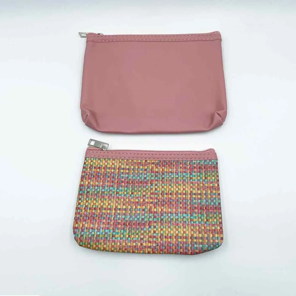 Cosmetic Bag Set Deep Pink