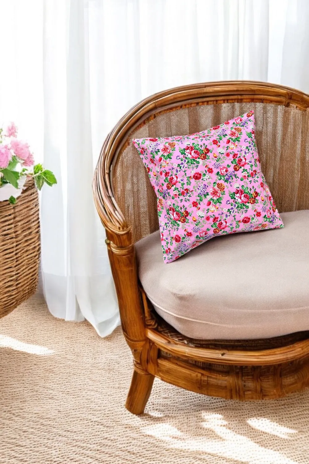 Cushion Cover | Enchanted Garden (pink)