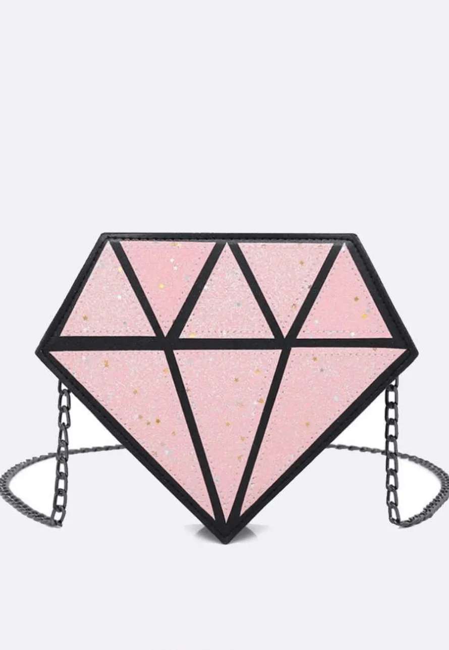 Diamond Glitter Clutch Bag