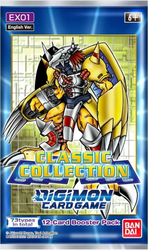 Digimon Card Game Classic Collection (EX01) Booster Pack