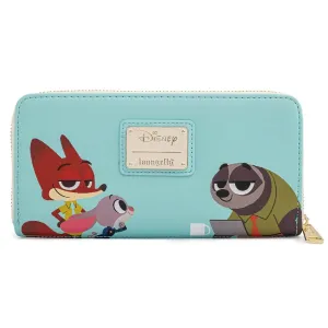 Disney Zootopia Chibi Group Zip-Around Wallet