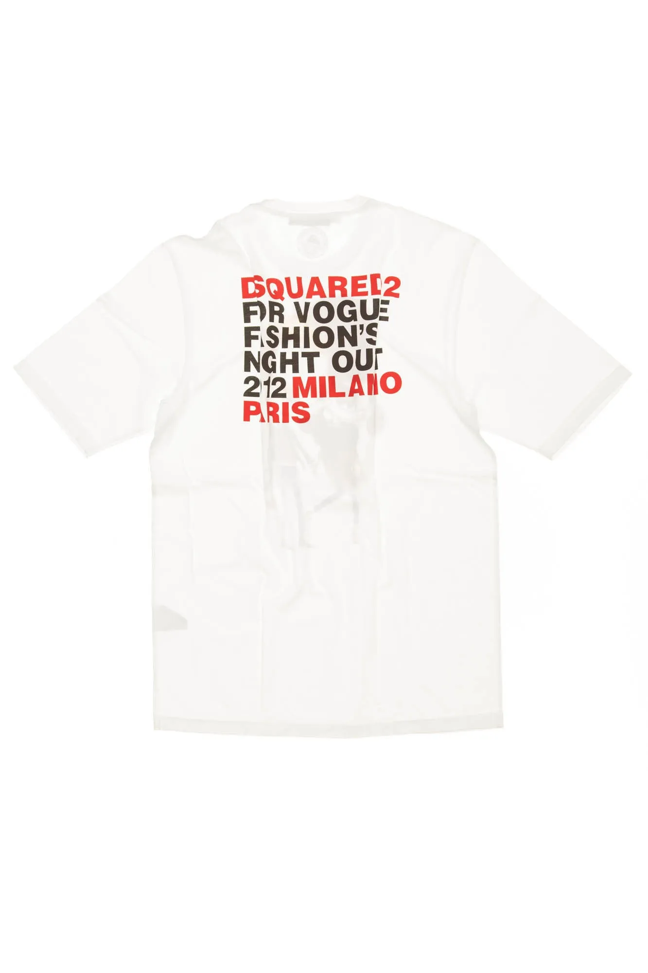 Dsquared2 - White Short Sleeve Cartoon Graphic T Shirt - M