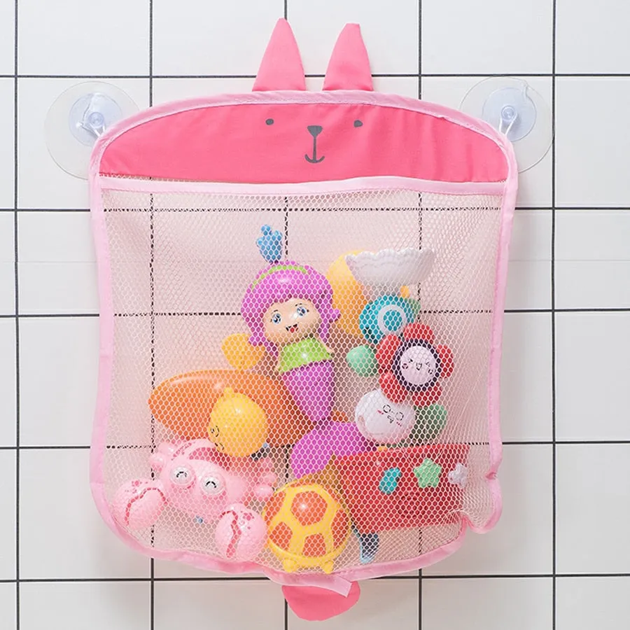 Duck Shape Bathroom Toy Storage Mesh Bag