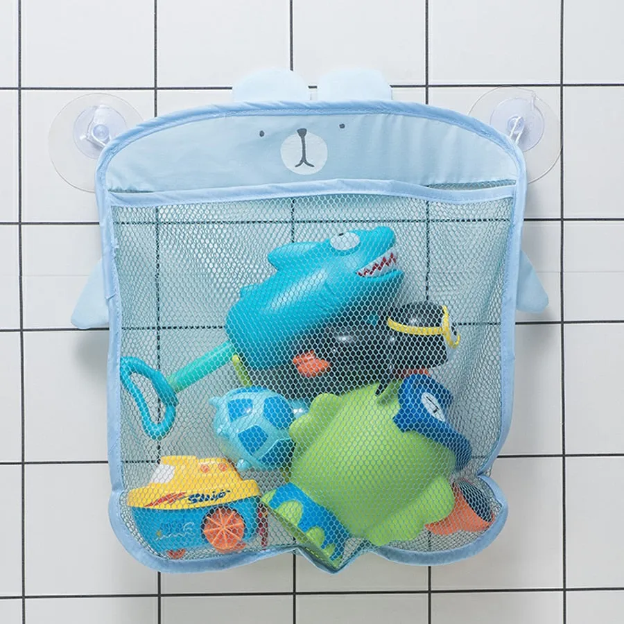 Duck Shape Bathroom Toy Storage Mesh Bag