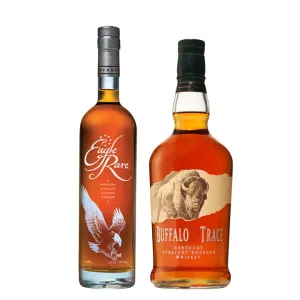 Eagle Rare & Buffalo Trace Bourbon Bundle 750ml 2-Pack