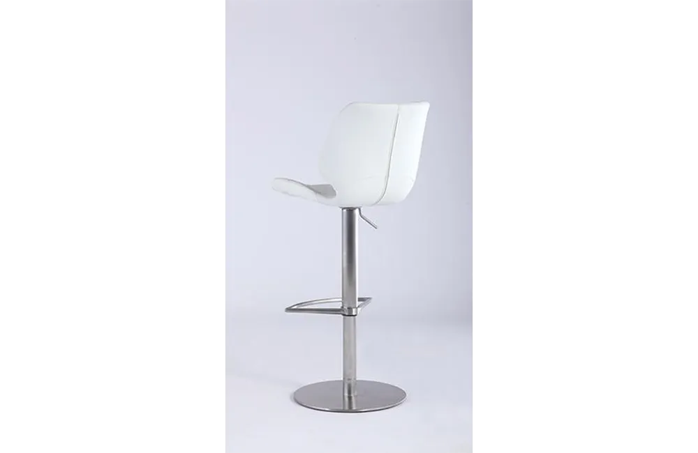 Emily Adjustable Barstool White