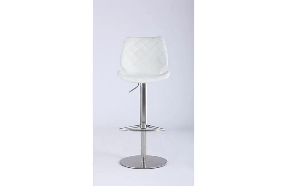 Emily Adjustable Barstool White