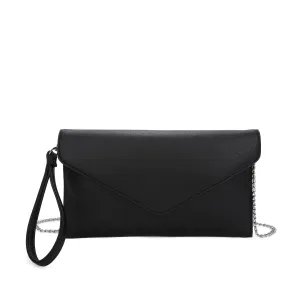 Envelope Clutch Bag - Black