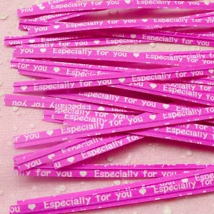 Especially For You Twist Ties (Pink / 20pcs) Gift Wrap Bag Wrapping Packaging Supplies Gift Decoration Party Deco Twistties Twisties S116