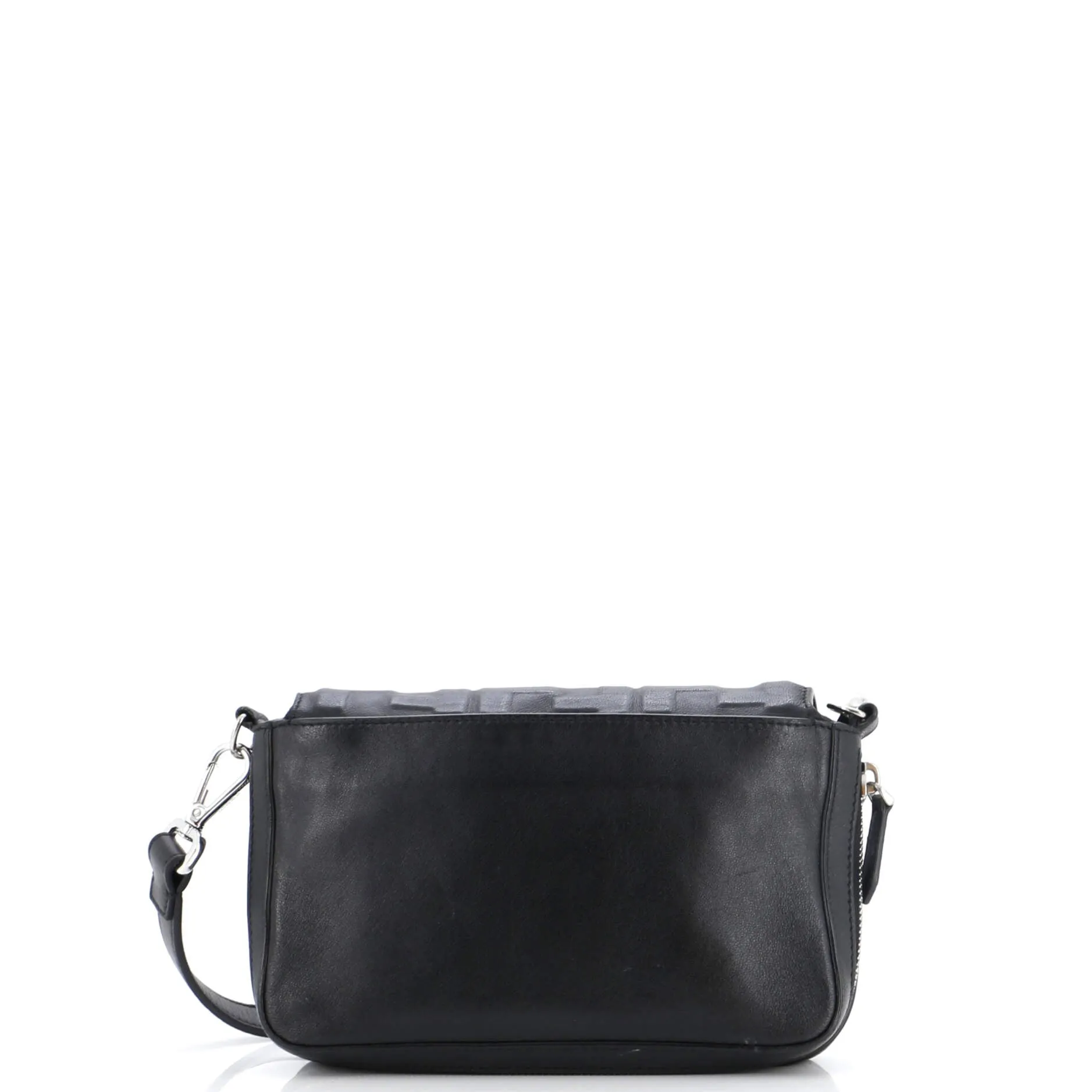 Expandable Flap Bag Zucca Embossed Leather