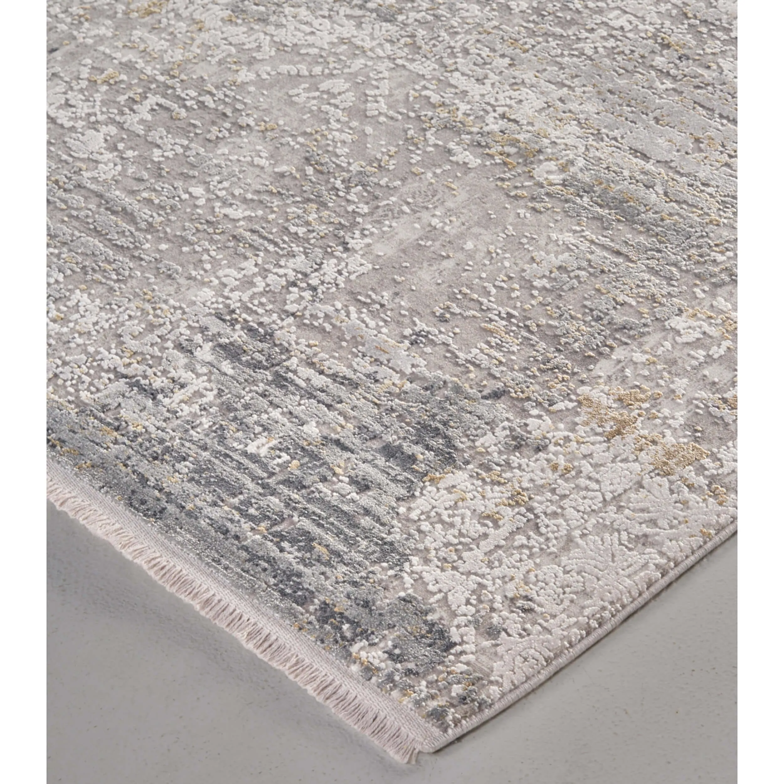 Feizy Rug Cadiz 3892F, Light Gray/Ivory