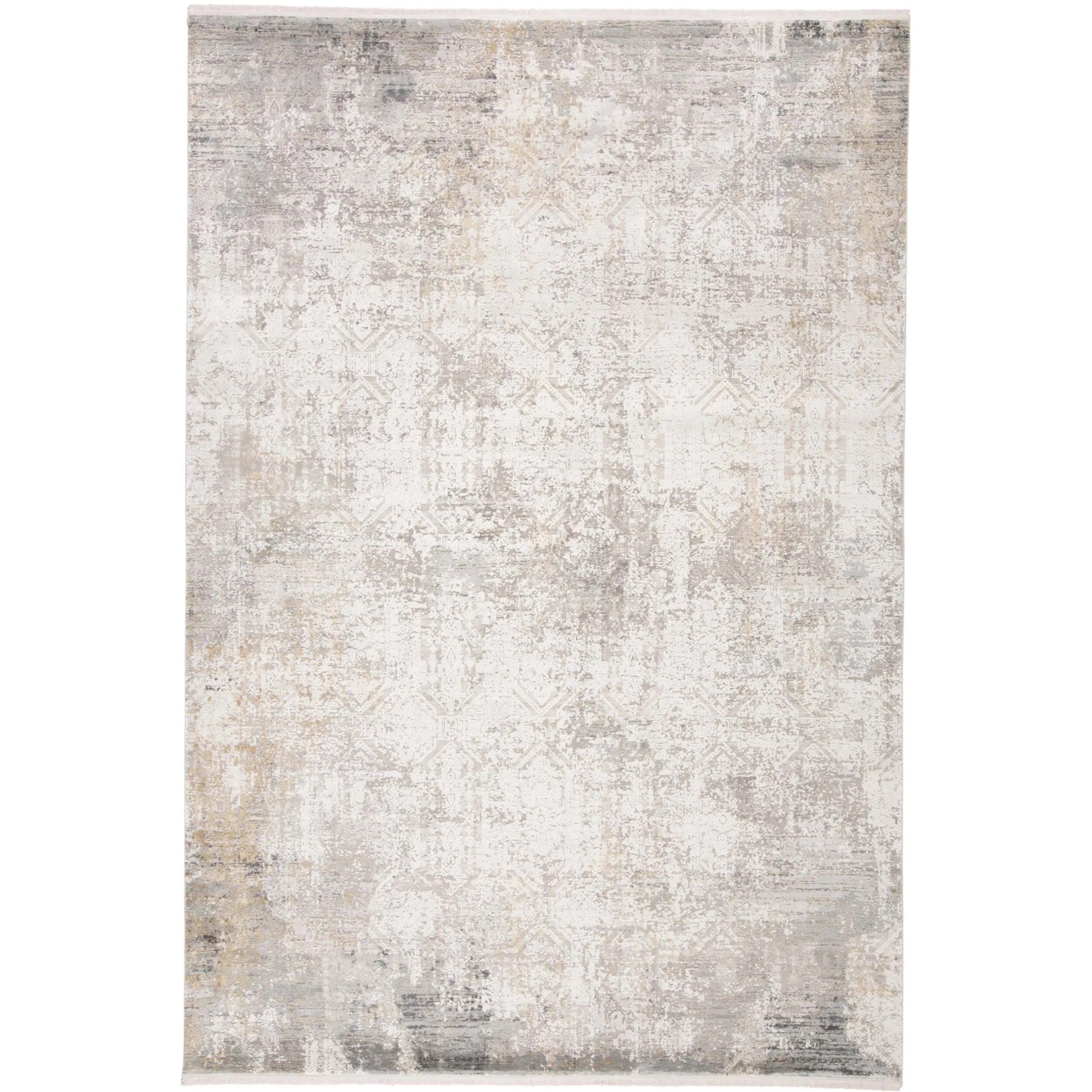 Feizy Rug Cadiz 3892F, Light Gray/Ivory