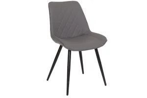 Finley - Grey Faux Leather Dining Chair