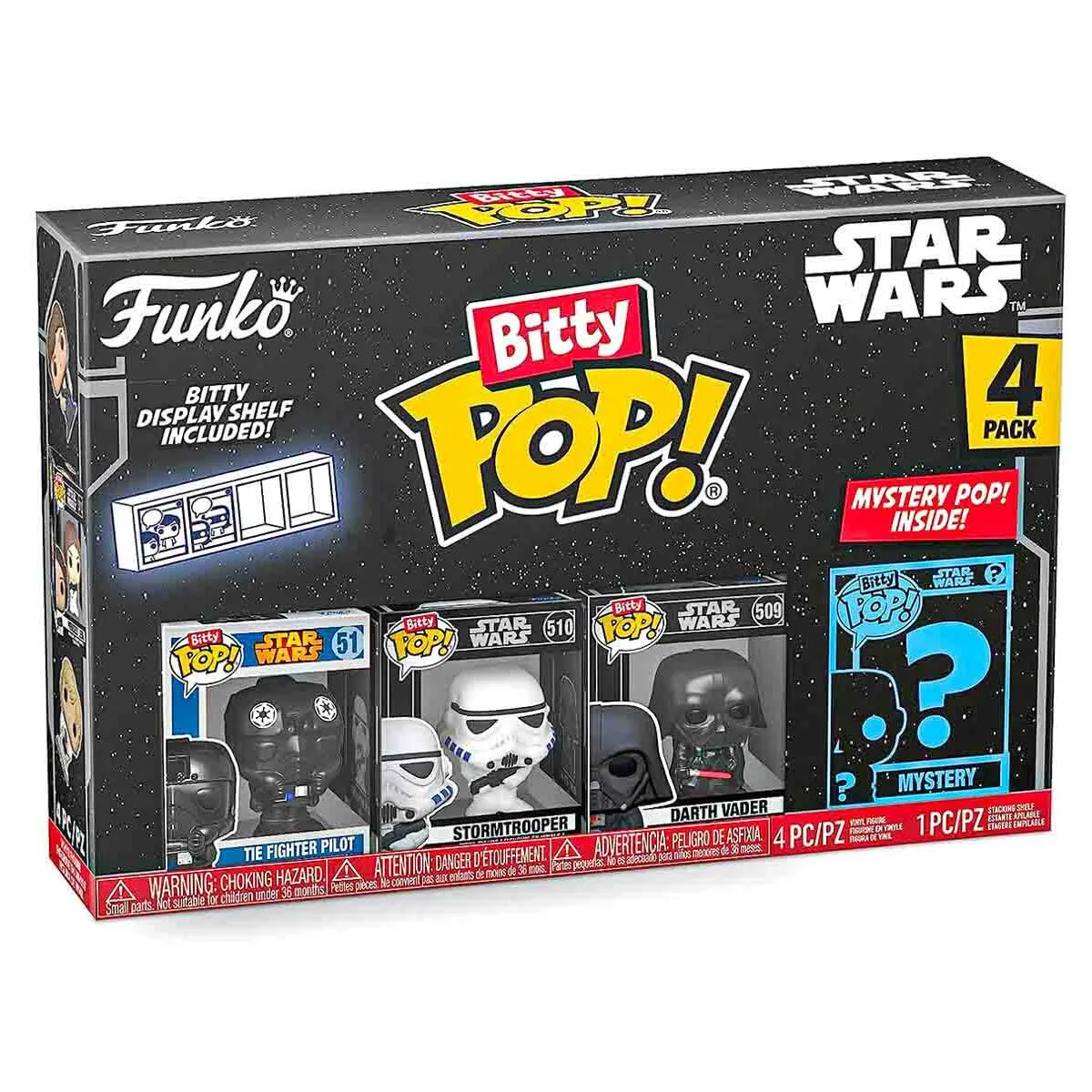 Funko Bitty Pop! Star Wars Mini Figures Series 4  (4 Pack)