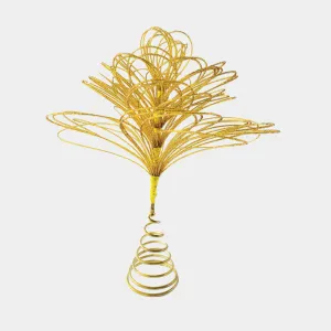 Gold Beaded Tree Topper