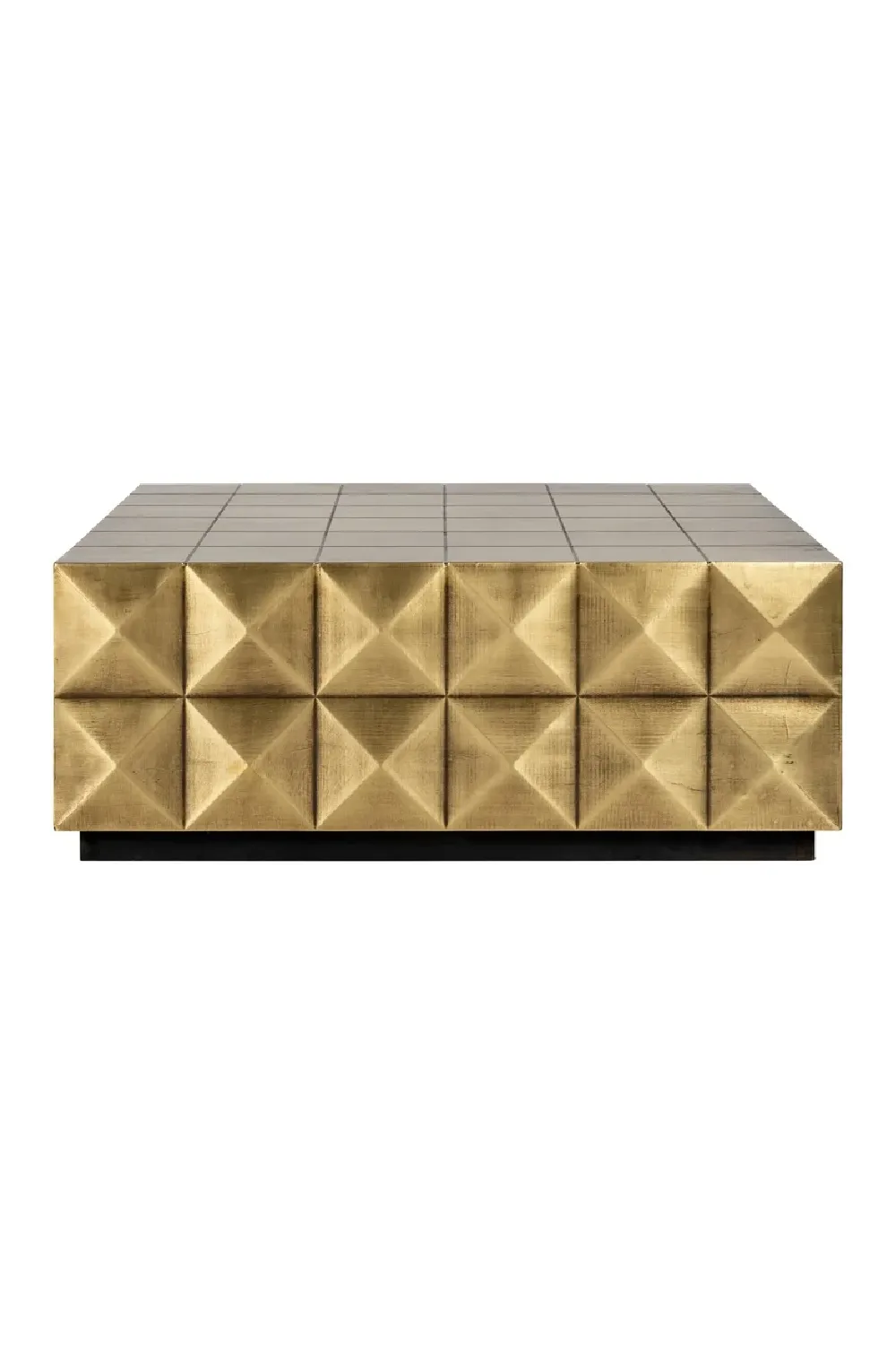 Gold Faceted Coffee Table | OROA Collada