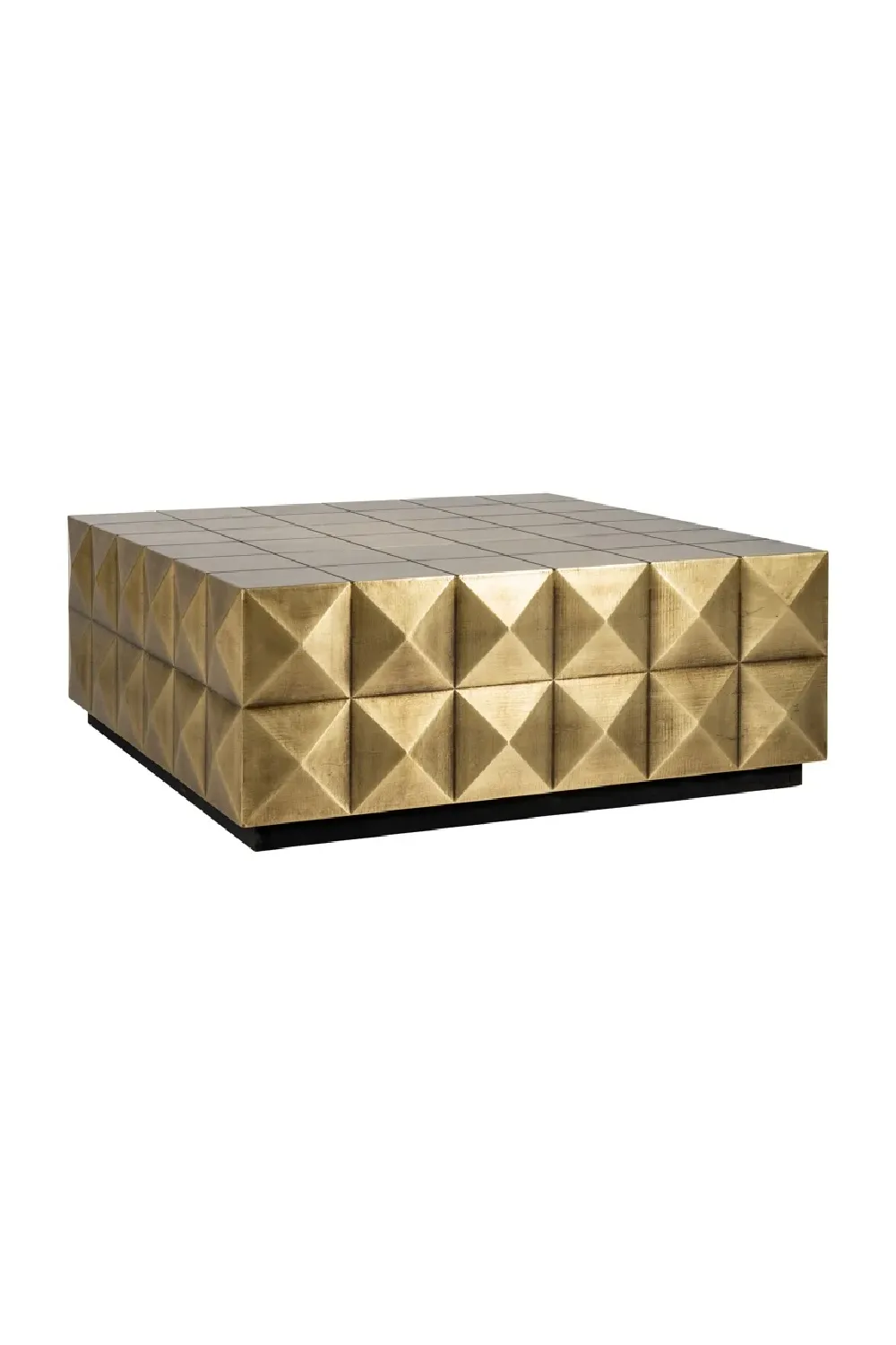 Gold Faceted Coffee Table | OROA Collada