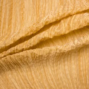 Gold Two-Tone Crinkled Chiffon